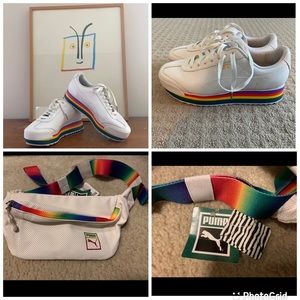 Rainbow🌈 Puma Sneakers sz 8.5